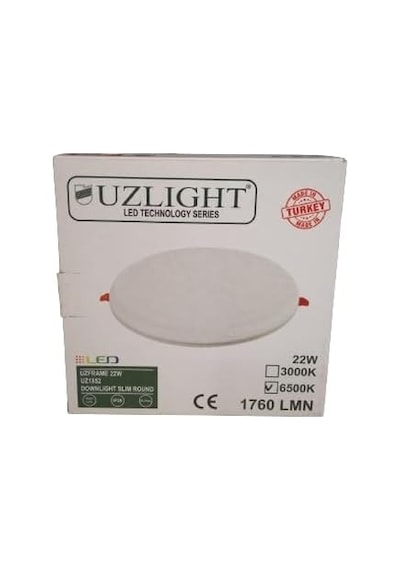 Uzlıght 22w Ayarlanabilir Led Panel Sıvaaltı 6500k Beyaz Işıklı 1760 Lümen Genel