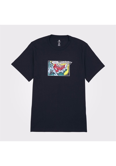 Converse Comic Erkek Siyah T-shirt