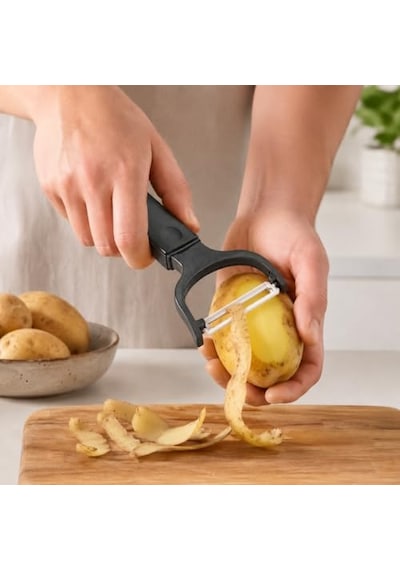 Tr Paslanmaz Bıçaklı Pratik Soyacak, Meyve & Sebze, Havuç, Patates, Kabak, Salatalık Soyucu, Asılabilir Soyma Apar Genel