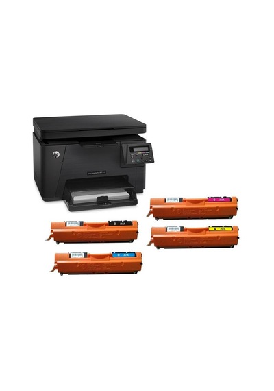 Hp 130A|Cf350A|Cf351A|Cf352A|Cf353A Hp M177 Uyumlu Toner Seti