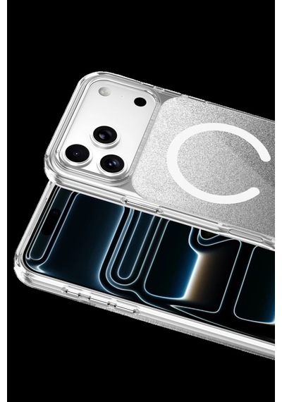 Onegif Apple iPhone Uyumlu, 17 Pro Sora Simli Magsafe Kapak - Siyah