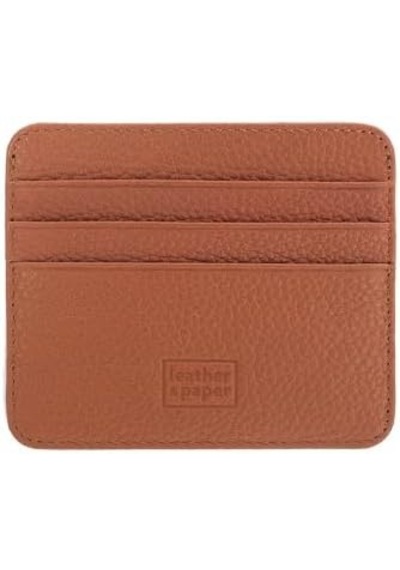 Leather & Paper Lp4014 Kartvizitlik, Taba