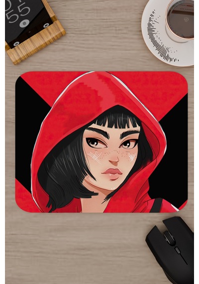 La Casa De Papel V5 22x18 Gaming Kauçuk Kaymaz Taban Mouse Pad Fare Altlığı