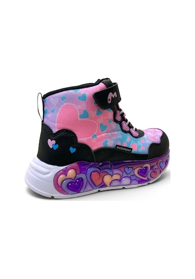 Marco Kids Montana Kız Çocuk Waterproof Rahat Işıklı Bot Siyah