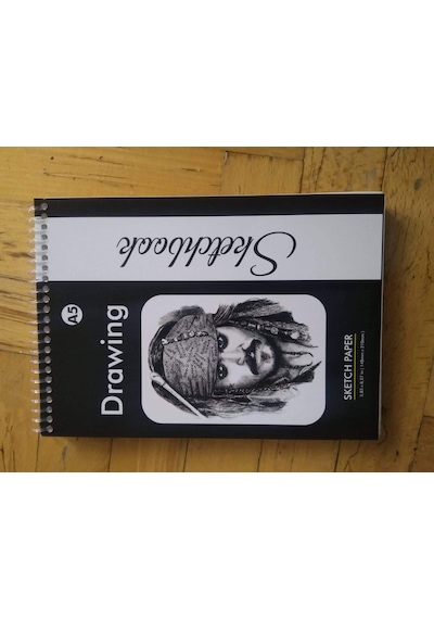 Koala Sketch Book Çizim Defter İa/5, Eskiz Defteri 14.8 X 21 Bej