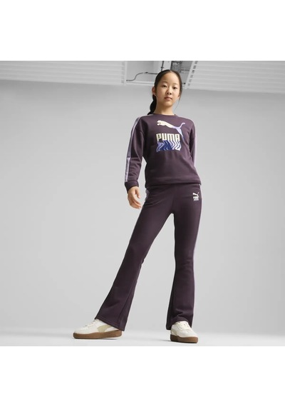 Puma Flared Sweatpants Tr Mor Kız Çocuk Eşofman Altı