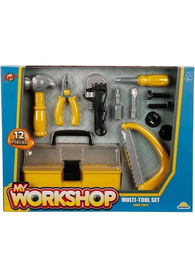 3718 Zapp Toys My Workshop Çantalı Tamir Seti 12 Parça -sunman