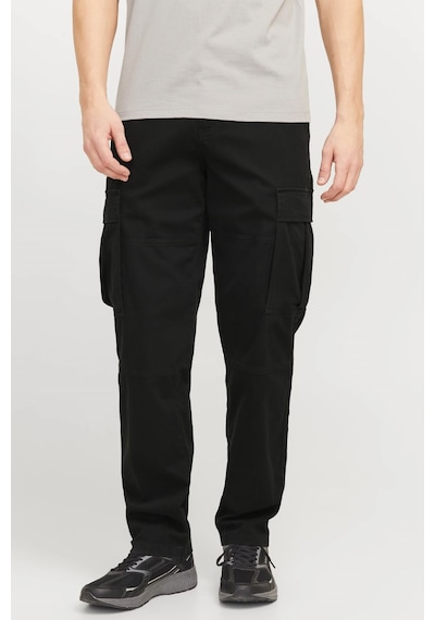 Jack & Jones Jpstkane Erkek Kargo Pantolon Siyah