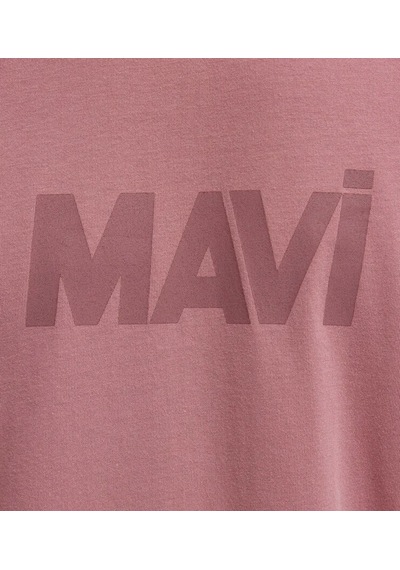Mavi M0612896-70948 Mavi Logo Baskılı Tişört Erkek T-shirt Pembe