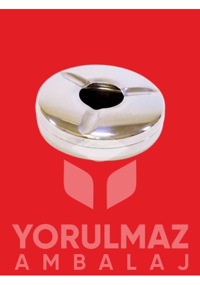 Çelik Kapaklı Havuzlu Küllük Rüzgar Önleyici, Koku Tutmaz, Dayanıklı Metal Tasarım