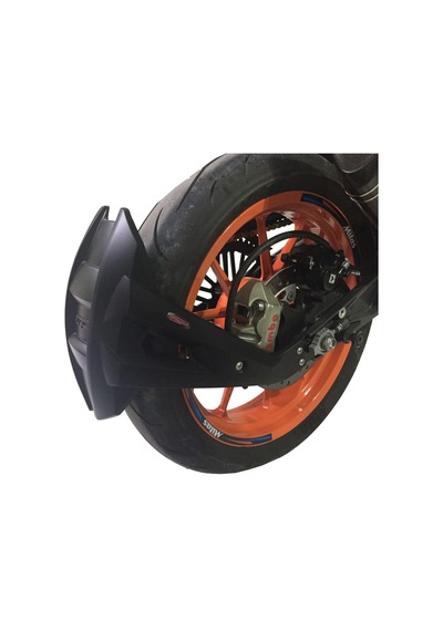 GP Kompozit KTM Duke 250 2011-2020 Uyumlu Arka Çamur Sıyırıcı Siyah
