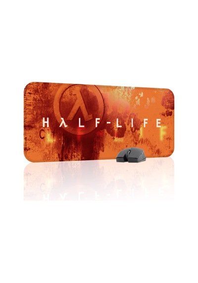 Half Life Kaymaz Dikişli Kauçuk Oyuncu Mousepad V5 - 70x30 Xl Gaming Mouse Pad Fare Altlığı