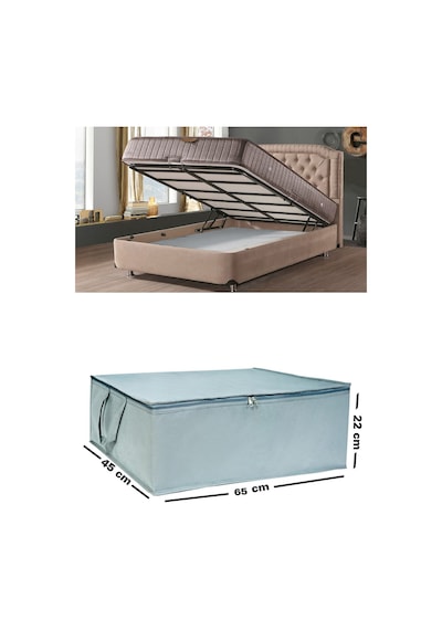 3 Adet -çekyat Baza Tipi Hurc - Baza Altı Büyük Boy Saklama Hurcu 65 X 45 X 22 Cm Ekicihome0005-3 Po Diğer