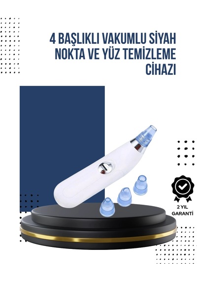 Mikro Kristal Başlıklı Siyah Nokta Temizleme Cihazı - Vakum Gücüyle Gözenek Sıkılaştırıcı