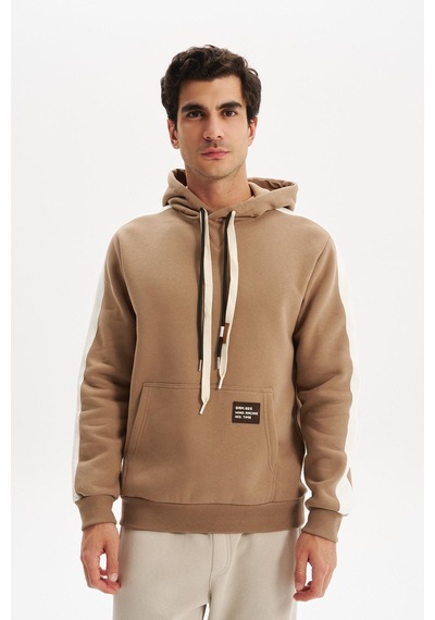 AR-MA Arma Erkek Kapüşonlu Sweatshirt Regular Fit, 3 İplik Şardonlu, Kanguru Cepli, Basic Örme K30254629002 Gri AR-MA Arma Erkek Kapüşonlu Sweatshirt Regular Fit, 3 İplik Şardonlu, Kanguru Cepli, Basic Örme K30254629002 Gri