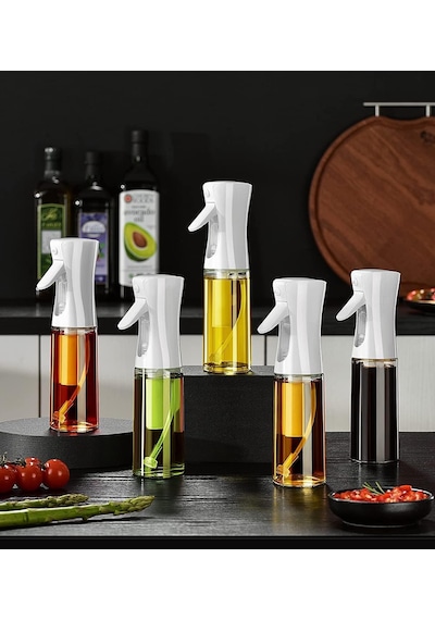 Sprey Yağdanlık Cam Şişe Yağ Püskürtücü 225 Ml Airfryer Kızartma