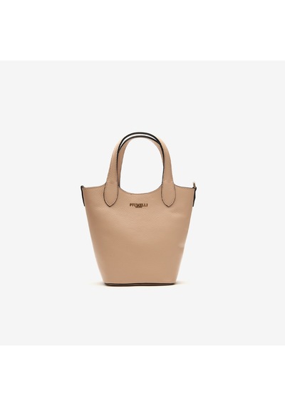 D53 Nude Omuz Çantası Kadın Top Piumelli Milano Bag beyaz