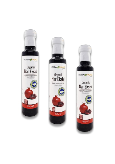 Herbal Palace Organik Nar Ekşisi - Katkısız 3 x 350 G