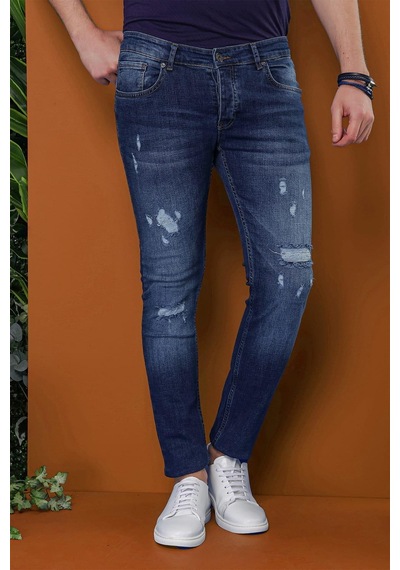 Efor Denim Pnt 112 Koyu Mavi Jean Pantolon Mavi