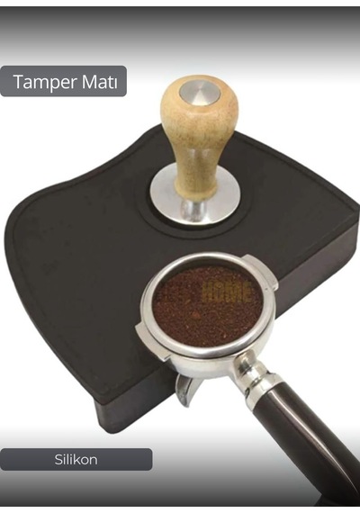 Tamper Matı Silikon Kahve Tamper Matı siyah