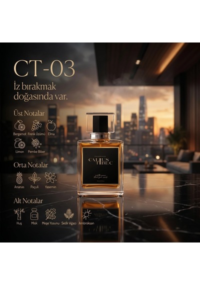 Calius Tibec Ct-03 Erkek Parfüm EDP 50 ML