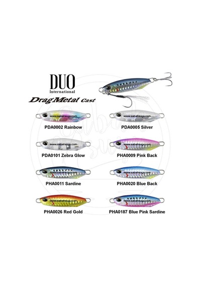 Duo Drag Metal Cast Jig 30Gr. Pha0026 Red Gold