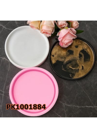 Pk1001884 - Silikon Kalıp Mum Kalıbı Yuvarlak Taban Renksiz
