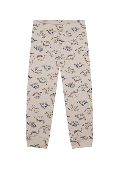 Antebies Organik Bej Dinazor Desenli Beli Lastikli Kısa Kollu Erkek Çocuk Pijama Takımı Krem Antebies Organik Bej Dinazor Desenli Beli Lastikli Kısa Kollu Erkek Çocuk Pijama Takımı Krem
