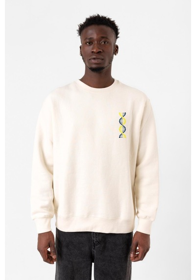 Sarı Lacivert Dna Ekru Erkek 2ip Sweatshirt 001
