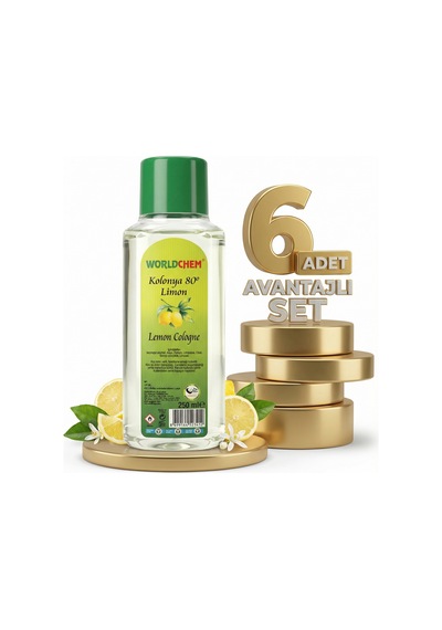 Worldchem Limon Kolonyası 6x250 Ml