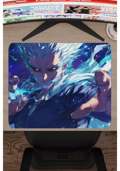 One Punch Man Kaymaz Dikişli Kauçuk Oyuncu Mousepad V5 - 48x40 Xl Gaming Mouse Pad Fare Altlığı
