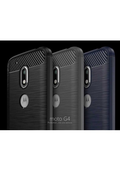Lenovo Moto G4 Kılıf Zore Room Silikon Kapak Siyah