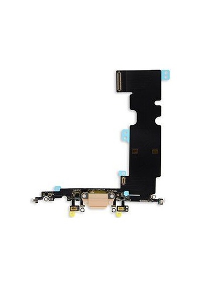 İphone 8 Plus Şarj Soketi Kulaklık Mikrofon Film Bordu Gold