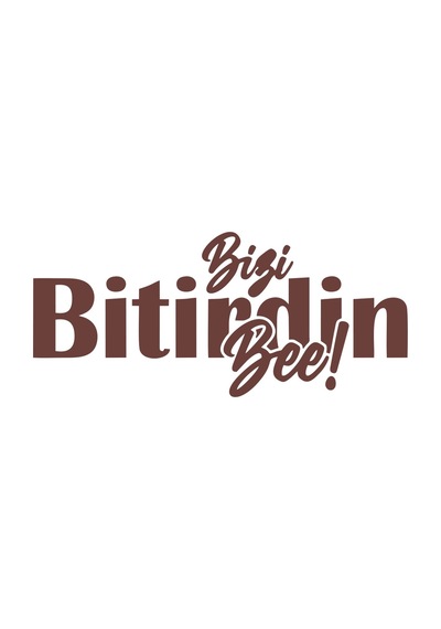 Bizi Bitirdin Bee Oto Sticker 17x17 Cm Kahverengi