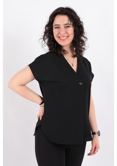 Ayhan 81908 Kadın Bluz 81908-174-R1534 Siyah