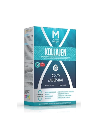 Zade Vital Marine Collagen 40   Kapsül