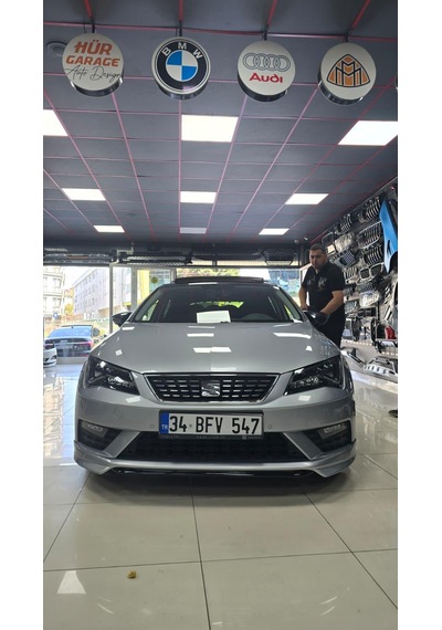 Seat Leon Mk3.5 2017-2020 Makyajlı Abt Ön Karlık Ek Plastik Boyasız