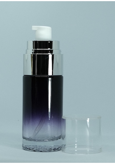 Losyon Krem Şişesi 40 ML 20 Adet Siyah Gri Kapaklı Boş Şişe