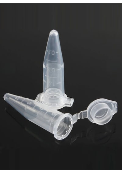 Eppendorf Kapaklı Plastik 1,5 Ml - 100 Adet