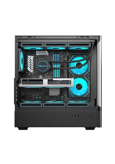 Ghost V938 6 120mm Argb Fan Atx Gamıng Case 750w 80+bronze Type C 1+usb3.0 1+usb2.0 1