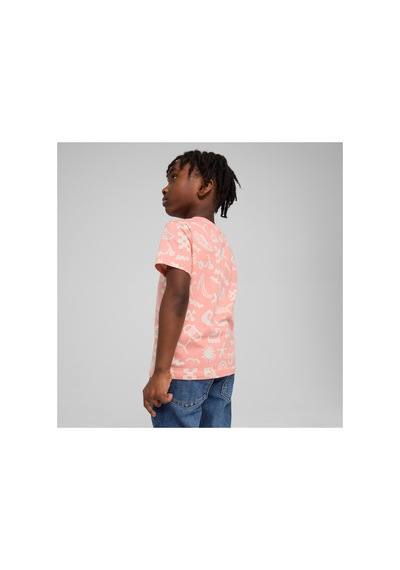 Puma 68515618 Sandy Adventures Aop Tee Pink Fruit Çocuk T-shırt 3 - 4 Yaş Pembe