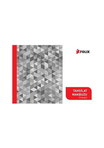 Folix Tahsilat Makbuzu 14 X 20 Cm 2-50 2 Nüsha Otokopili 50 Yapra N11.289