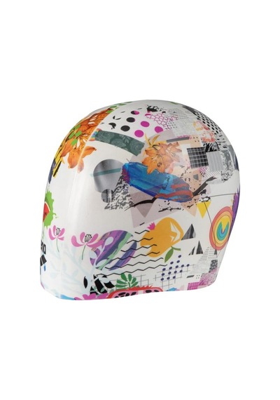Arena Hd Swim Cap Collage Çok Renkli Yüzücü Bone 005572252 Çok Renkli