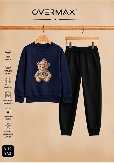 Overmax Teddy Bear Baskılı Çocuk Kapüşonsuz Sweatshirt Eşofman Takımı 3-12 Yaş Lacivert Üst-siyah Alt - 924528764 Lacivert Üst-siyah Alt Overmax Teddy Bear Baskılı Çocuk Kapüşonsuz Sweatshirt Eşofman Takımı 3-12 Yaş Lacivert Üst-siyah Alt - 924528764 Lacivert Üst-siyah Alt