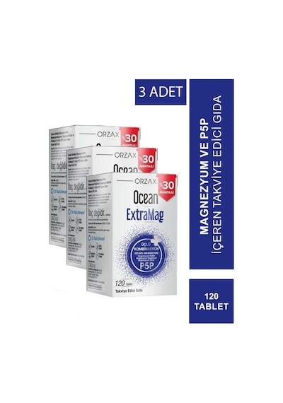 Ocean Extramag 120 Tablet 3 Adet
