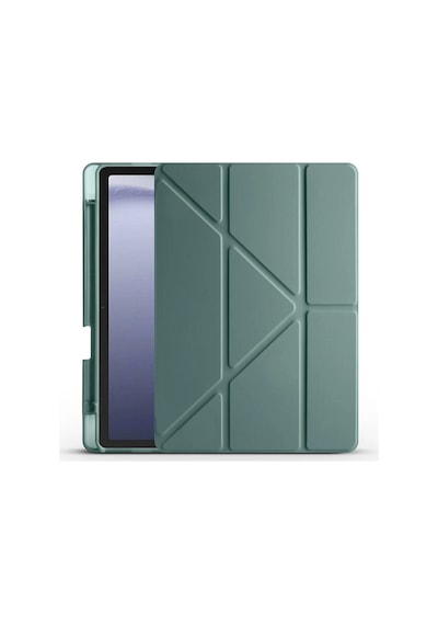 Galaxy Uyumlu Tab A9 Kılıf Zore Tri Folding Kalem Bölmeli Standlı Kılıf Klasik