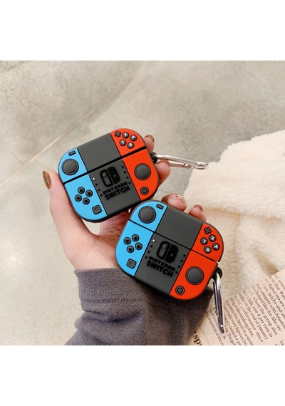 E2M Apple Uyumlu AirPods 3 KILIF NINTENDO MAVi