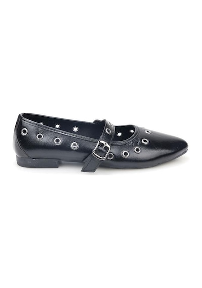 Pierre Cardin Papuçcity Sprs 03399 Kadın Günlük Zımbalı Babet Sıyah
