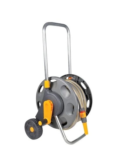 Hozelock 2489H 20 M + 5 M  Hortumlu 45 M Kapasiteli  Tekerlekli, Hortum Toplama Sarma Araba Seti