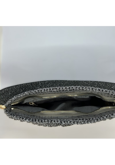 Luti Design El Yapımı Gri Simli Omuz Çantası - Fiyonk Detaylı Kadın Çantası - Astarlı Ve Fermuarlı Günlük El Yapımı Çanta Antrasit - Gri Luti Design El Yapımı Gri Simli Omuz Çantası - Fiyonk Detaylı Kadın Çantası - Astarlı Ve Fermuarlı Günlük El Yapımı Çanta Antrasit - Gri